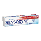 Sensodyne Toothpaste toothpaste for sensitive teeth and cavity prevention, full protection + whitening Left Picture